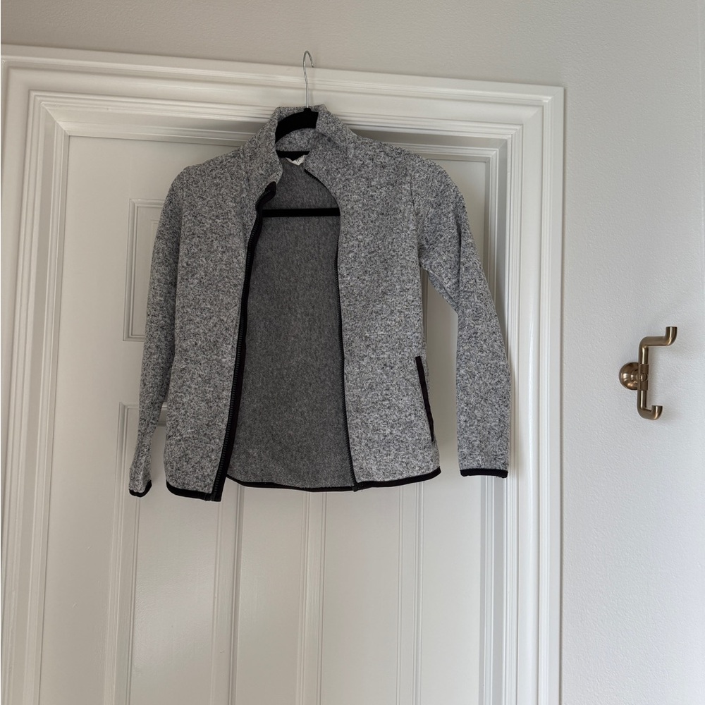 H&M Charcoal and Black Knit Jacket